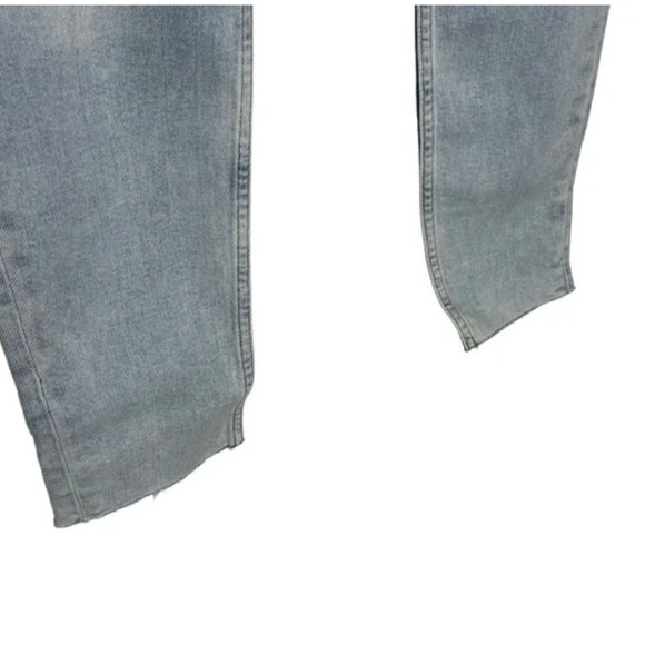 RE/DONE 90s High Rise Ankle Crop Straight Leg Jeans Size 28 Vintage-Inspired Fit - Picture 5 of 9